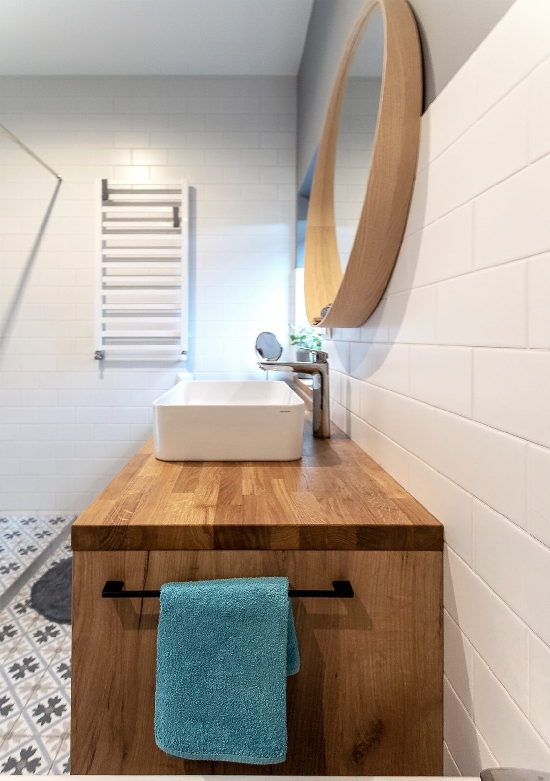 projekt toaletki łazienkowej, projekty mebli łazienkowych, półka pod zlew