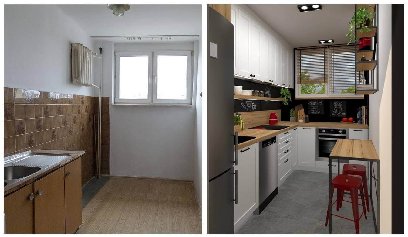 projekt kuchni na wymiar, renowacja kuchni